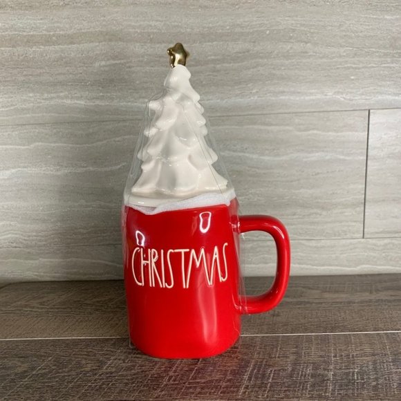 Rae Dunn Dining Rae Dunn Christmas Tree Topper Mug Poshmark